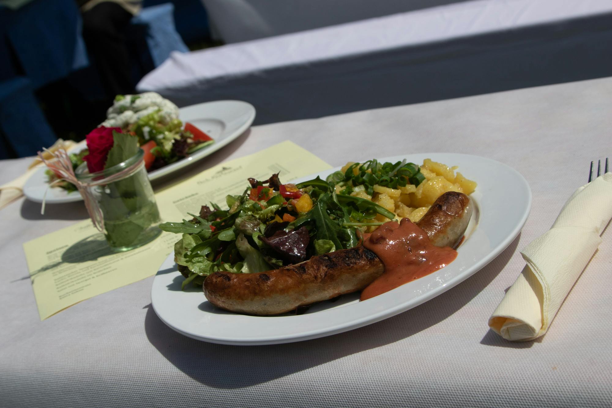 Leckere Speisen von den Herrenalber Gastronomen! ©Tourismus und Stadtmarketing Bad Herrenalb/Paul Needham