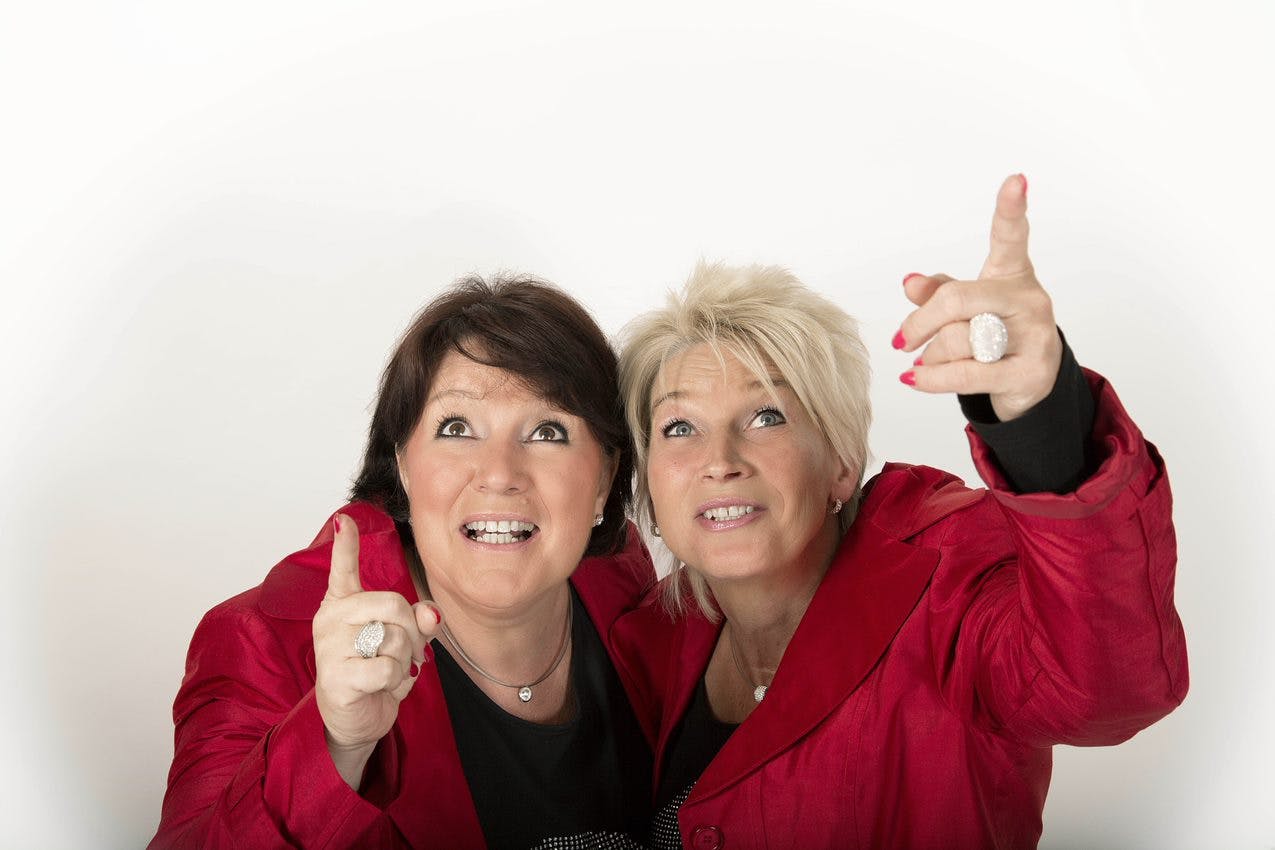 Schwäbisches Kabarett mit "Mariele" und "Karlene". ©Dui do on de Sell