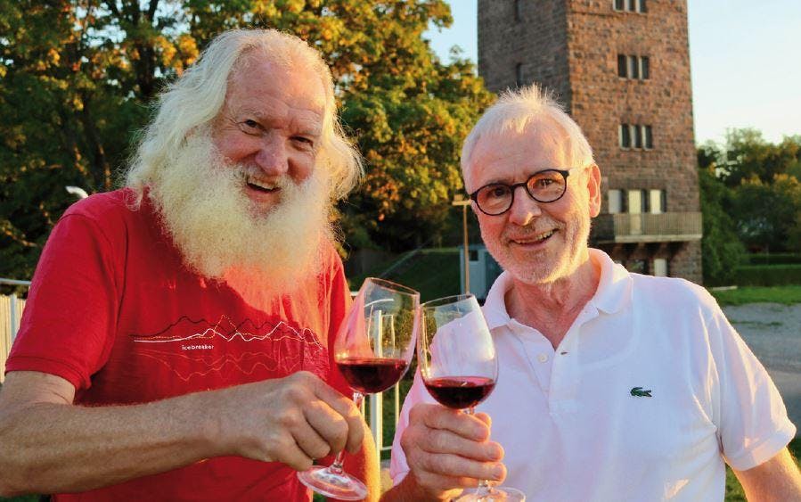 links Erwin Schottler, rechts Roy Kieferle © Tourismusgemeinschaft Albtal Plus e.V.