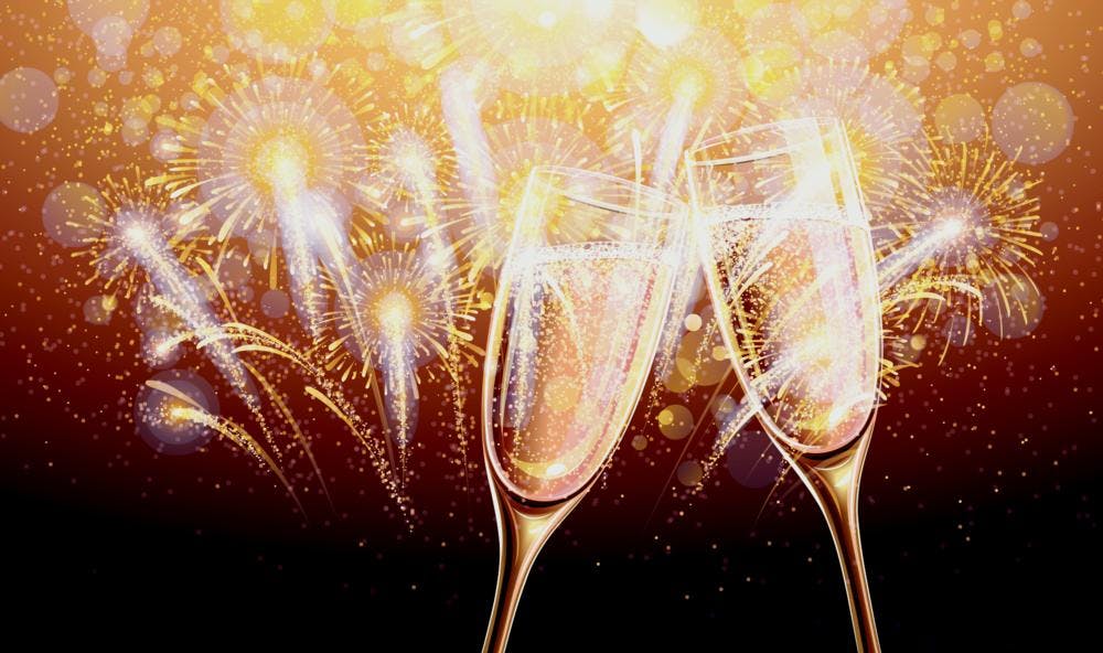 Feuerwerk zum Jahreswechsel ©stock