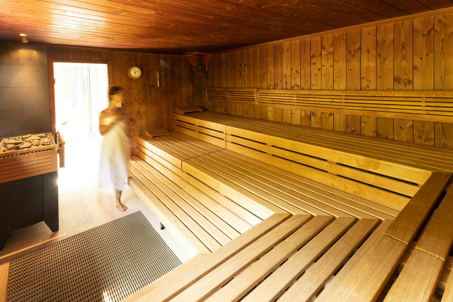 Finnische Sauna in der Siebentäler Therme