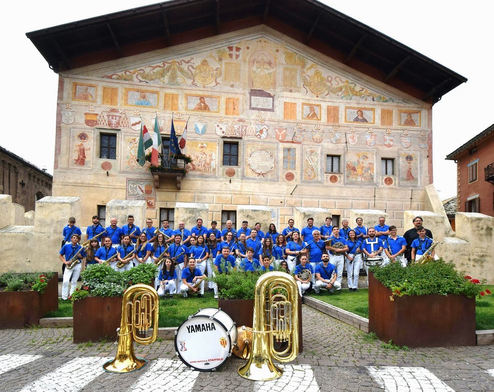 Mitreißende Versionen von Klassikern aus den unterschiedlichsten Musikrichtungen spielen Banda Musicale Città di Staffolo am 30. August in der Konzertmuschel am Kurhaus.© Banda Musicale Città di Staffolo