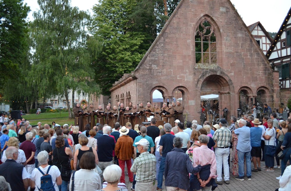 Mit dem Konzert der Singenden Mönche am Sonntagabend wird das Herrenalber Klosterfest traditionell beendet.