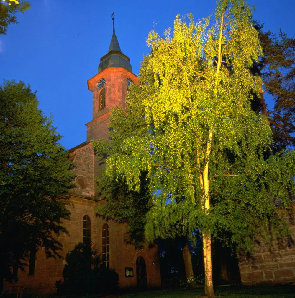 Klosterkirche Bad Herrenalb bei Nacht