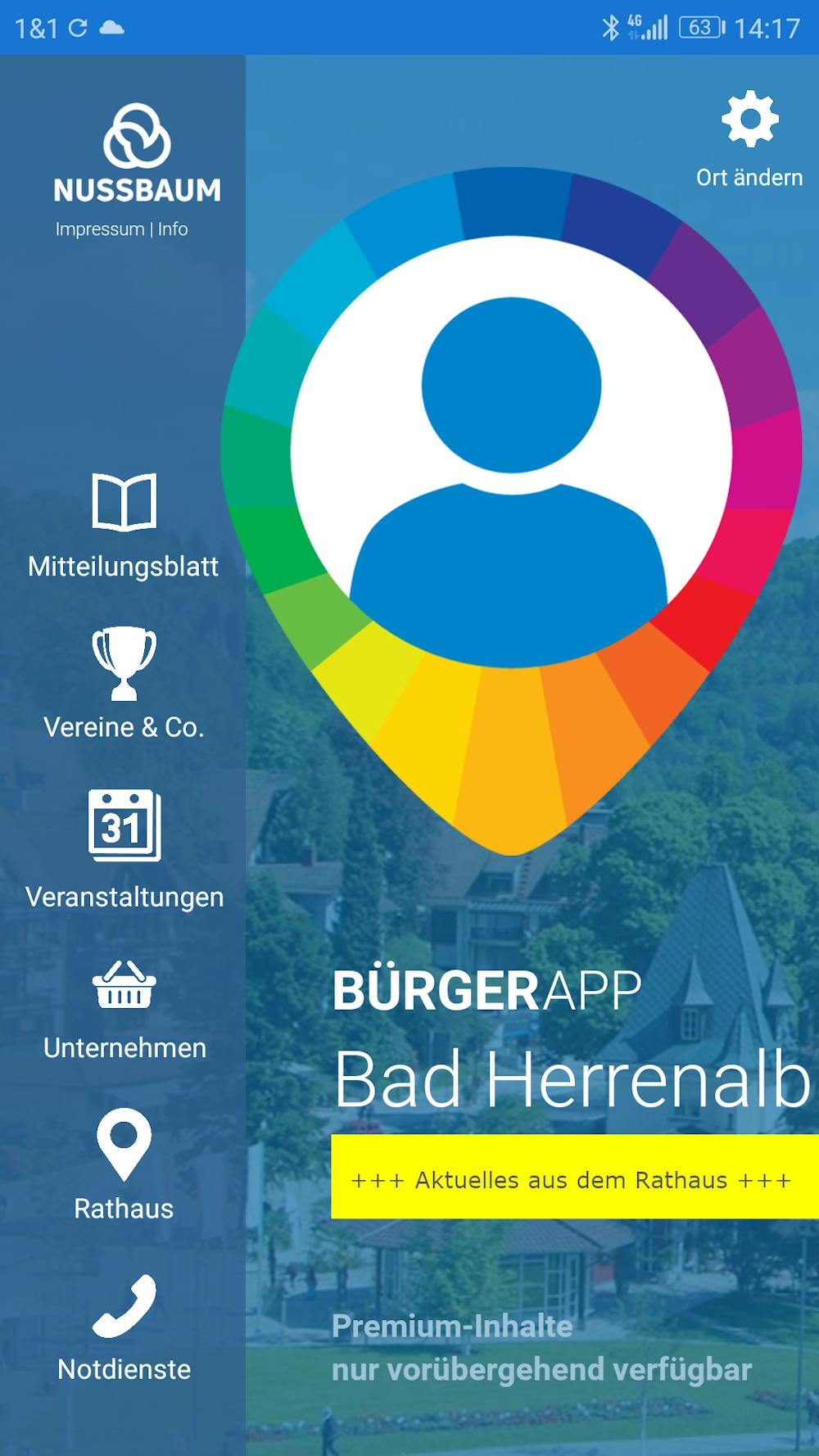 Die BÜRGERAPP informiert die Bürger der Stadt Bad Herrenalb ©Stadt Bad Herrenalb
