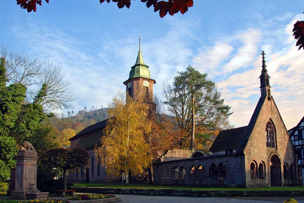 Die Klosteranlage in Bad Herrenalb